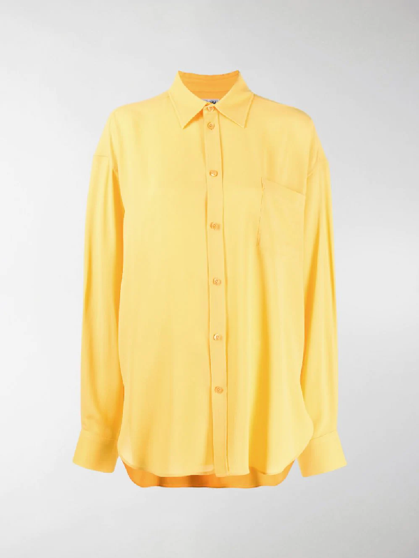 balenciaga button up shirt