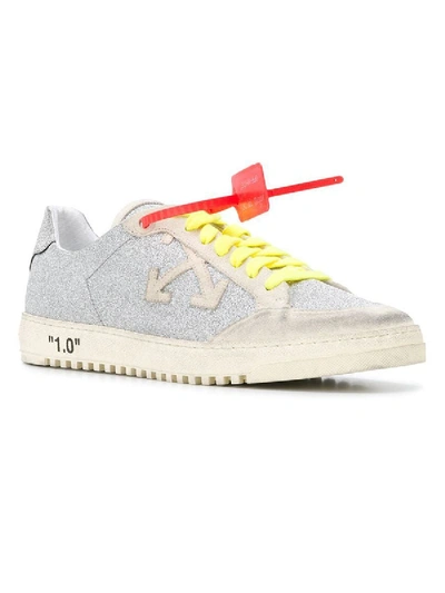 Shop Off-white 2.0 Security Tag Sneakers Silver