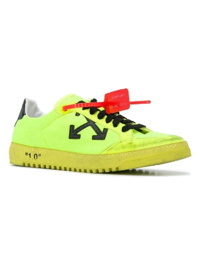 Shop Off-white 2.0 Security Tag Sneakers Fluorescent Yellow