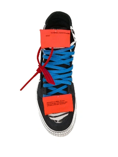 Shop Off-white Off Court 3.0 Hi-top Zebra Print Sneakers