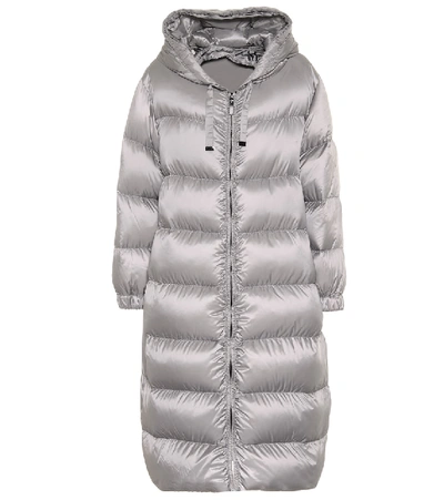 Max Mara The Cube Seip Down Parka In Silver | ModeSens