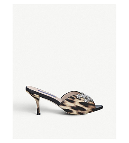 stuart weitzman leopard print shoes