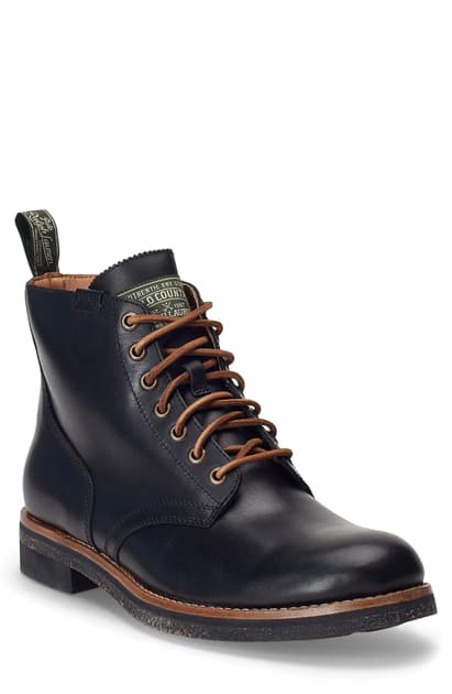 polo ralph lauren leather boots