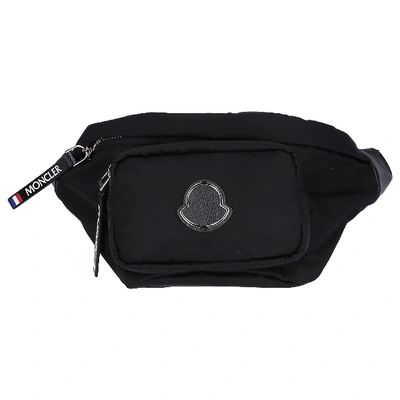 Shop Moncler Unisex Belt Bag Felice Gm Nylon Logo Black