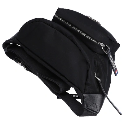 Shop Moncler Unisex Belt Bag Felice Gm Nylon Logo Black