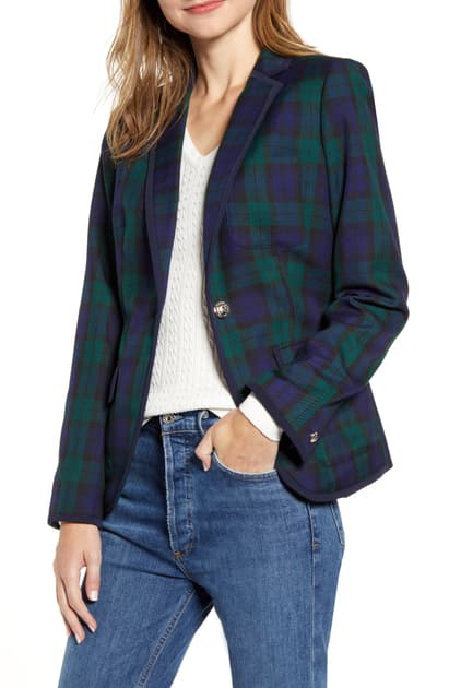tommy hilfiger green blazer