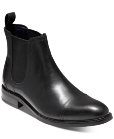 Shop Cole Haan Conway Chelsea Waterproof Boots Men's Shoes In Black