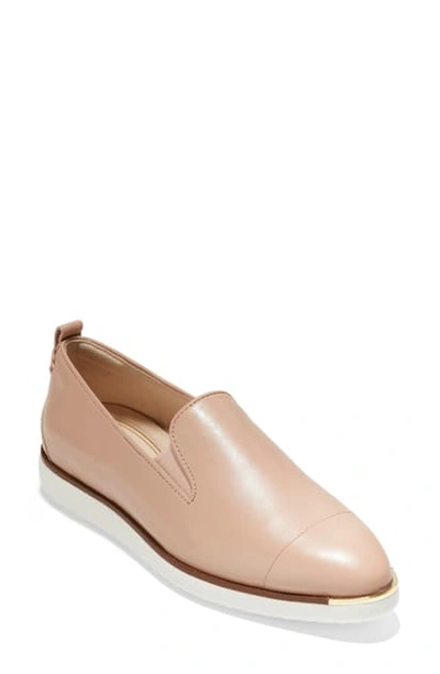 Shop Cole Haan X Rodarte Grand Ambition Slip-on In Nude Leather