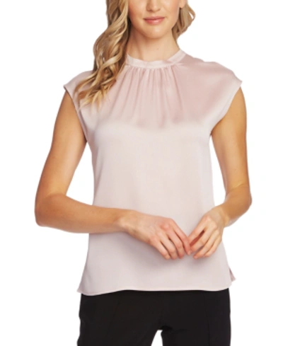 Shop Vince Camuto Extended-sleeve Top In Soft Pink