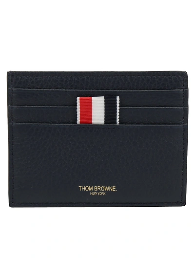 Shop Thom Browne Card Holder In Rwbwht