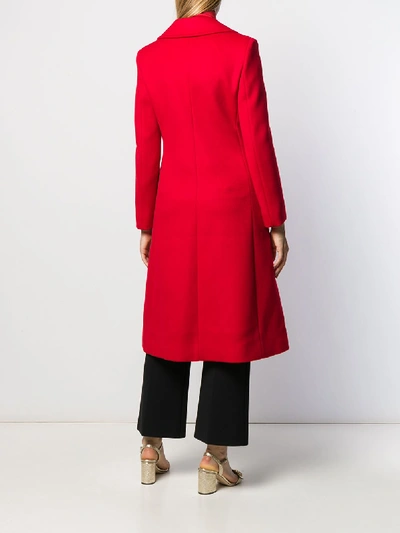 Shop Gucci Wool Coat In Red