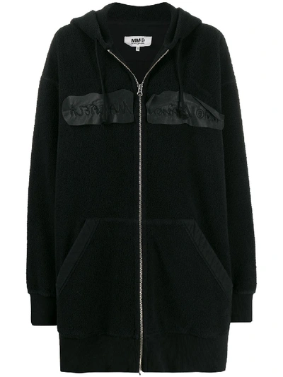 Shop Mm6 Maison Margiela Hoodie In Black