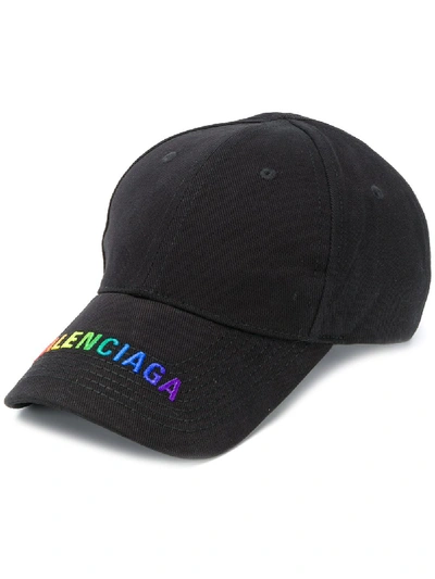 balenciaga cap rainbow