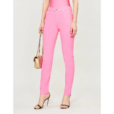 Shop Gucci High-rise Skinny Jeans In Bubblegum