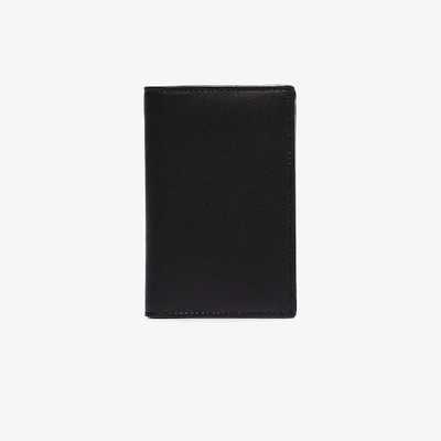 Shop Fendi Leather Credit Card Holder In Black