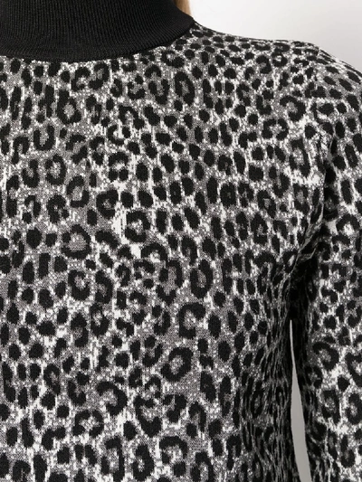 Shop Michael Michael Kors Mini Cheetah Mock Sweater