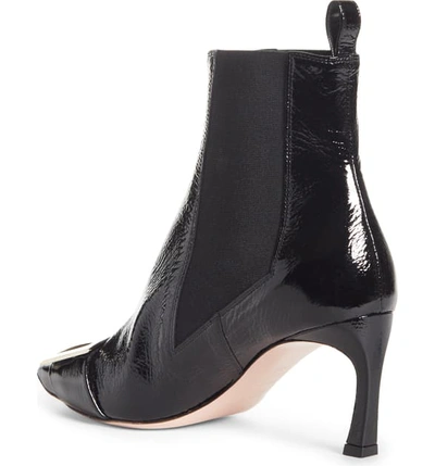 Shop Roger Vivier Belle Vivier Trompette Chelsea Boot In Black