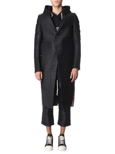 Shop Rick Owens "alice" Coat In Black