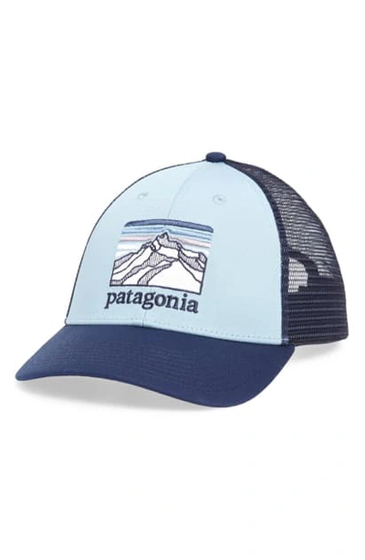 Shop Patagonia Ridge Lopro Trucker Hat In Big Sky Blue