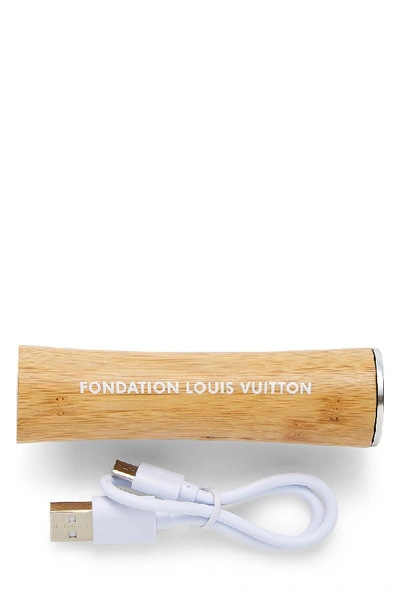 Shop Pre-owned Louis Vuitton Wood Foundation Power Bank