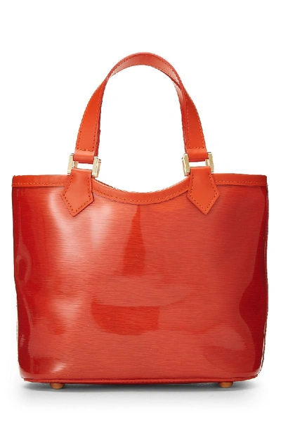 Pre-owned Louis Vuitton Orange Epi Vinyl Lagoon Bay Mini