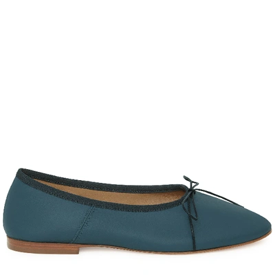 Shop Mansur Gavriel Dream Ballerina In Midnight Blue