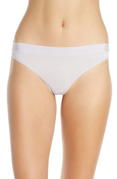 Shop Tommy John Second Skin Thong In Orchid Hush