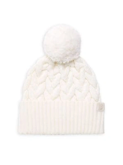 Shop Rag & Bone Aran Wool-blend Hat In Ivory