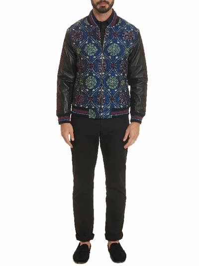 Shop Robert Graham Men's Limited Edition The Sweng Bomber Jacket Size: 2xl By  In Multicolor