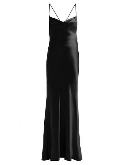 Shop Galvan Whiteley Dress Black