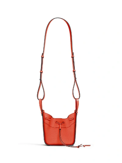 Shop Loewe Hammock Drawstring Mini Bag In Orange