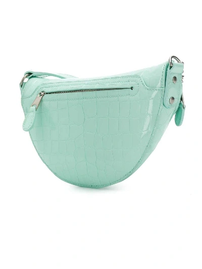 Shop Balenciaga Xxs Souvenir Belt Bag In Green