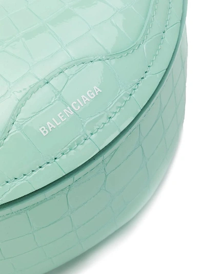Shop Balenciaga Xxs Souvenir Belt Bag In Green