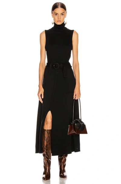 Shop Mara Hoffman Sleeveless Dress In Black