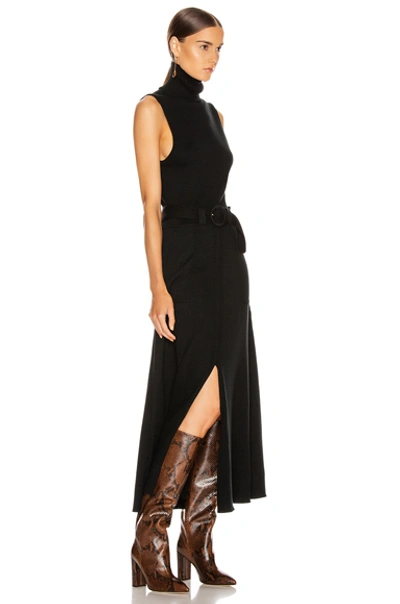 Shop Mara Hoffman Sleeveless Dress In Black