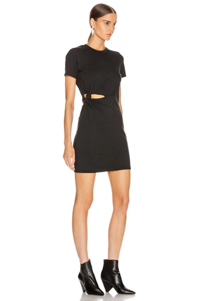 Shop Alexander Wang T T By Alexander Wang Knot Dress In Black