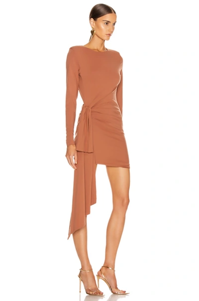 Shop Atoir Enemy Lines Dress In Cocoa