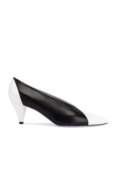 Shop Givenchy Soft Two Tone Heels In Black & White