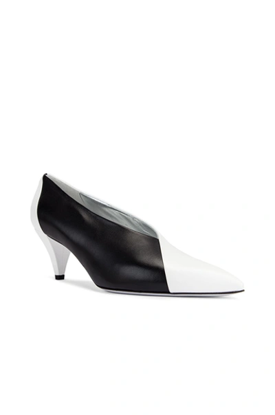 Shop Givenchy Soft Two Tone Heels In Black & White