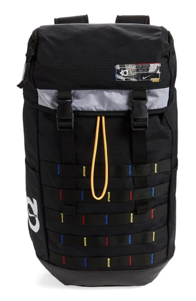 Shop Nike Kd Veneer Backpack In Black/ Multi