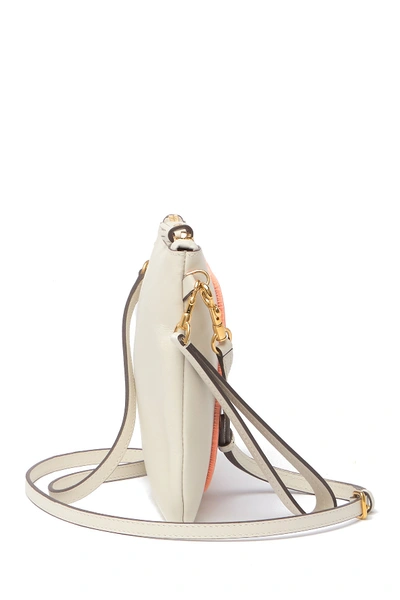 Shop Anya Hindmarch Free Hugs Leather Crossbody Bag In White