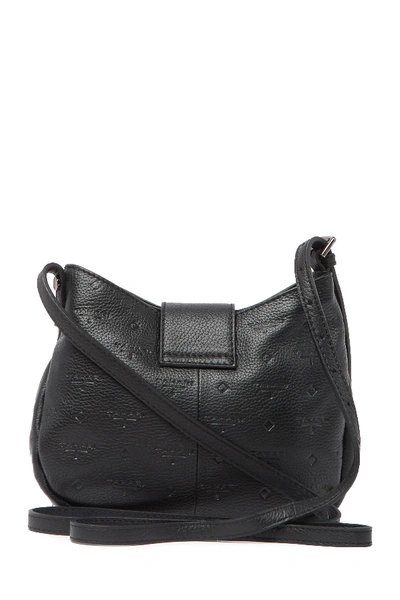 Shop T Tahari Logo Leather Crossbody Bag In Lg08-black
