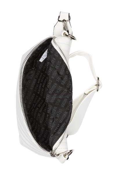 Shop Steve Madden Quilted Fanny Pack In White