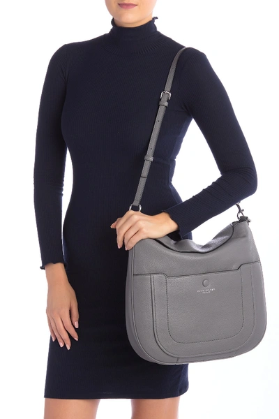 Marc Jacobs Empire City Leather Hobo Bag In Shadey Grey ModeSens