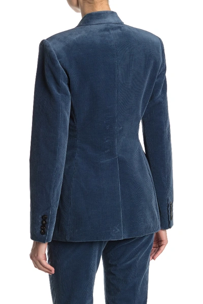 Shop Theory Corduroy Power Jacket In Metal Blue