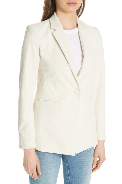 Shop Theory Corduroy Power Jacket In Dover White