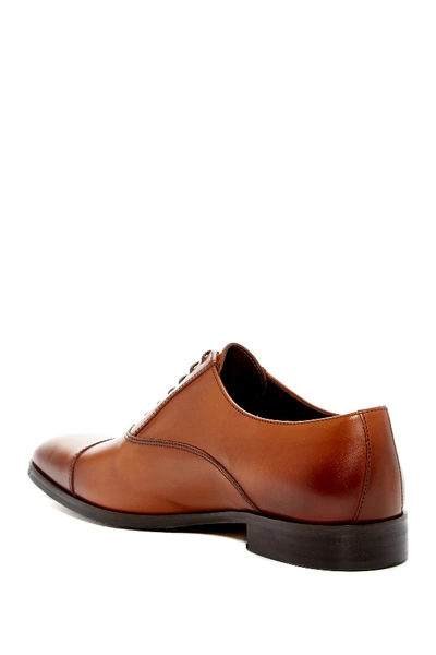 Shop Bruno Magli Caymen Leather Oxford In Whiskey