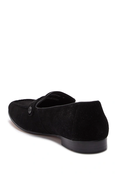 Shop Robert Graham Norris Suede Loafer In Black