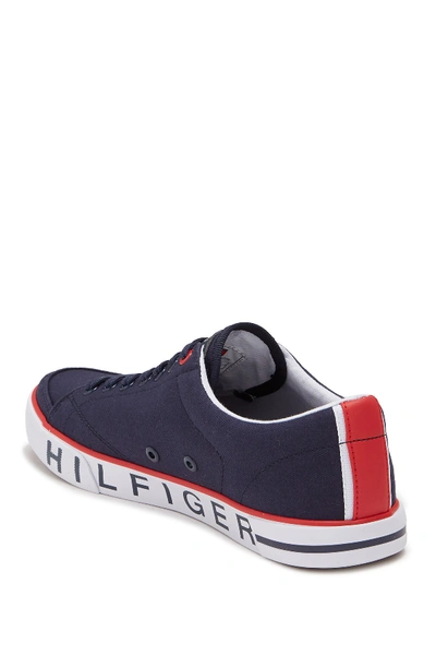 Shop Tommy Hilfiger Regis Canvas Sneaker In Dblfb