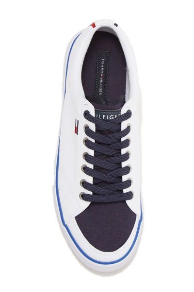 Shop Tommy Hilfiger Regis Canvas Sneaker In Whifb